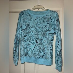 Blue Frozen Character Sweatshirt